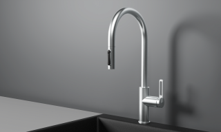 Смеситель для кухни Granula 8168, НЕРЖ Нерж