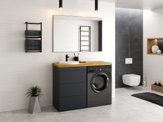 Зеркало Brevita Mars MARS-02120-ЧмП 120см чёрный