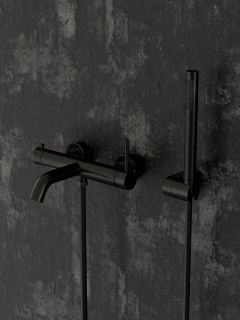 Смеситель для ванны Knotlor SS-23/BL, черный