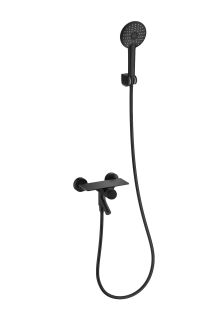 Смеситель для ванны с душем Wonzon & Woghand Click WW-FE05L221-MB чёрный матовый