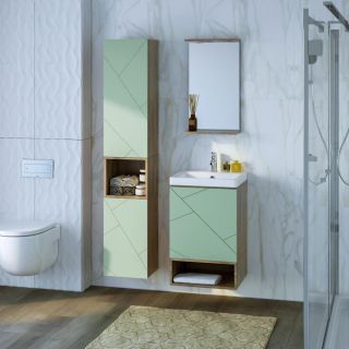 Ниша для тумбы Бриклаер Кристалл 4627125417061 50 см дуб гранж песочный