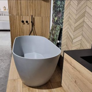 Ванна отдельностоящая Holbi Venus 170x80см бетон 2.01.001.44.4