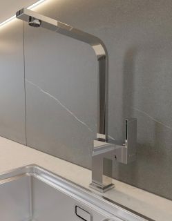 Смеситель для кухни Knotlor KN-21, хром