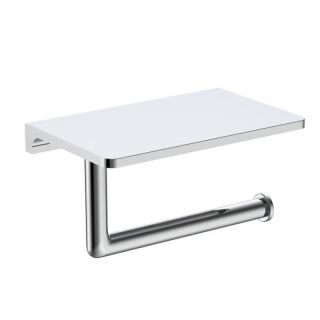 Держатель для туалетной бумаги с полочкой Raglo R320.03 хром