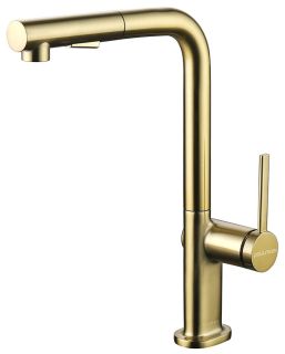 Смеситель для кухни Paulmark Neo Ne214419-BG брашированное золото