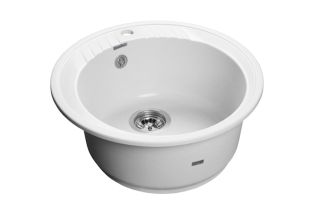 Мойка кухонная GranFest Иней Rondo R-520 иней