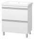 Напольная тумба под раковину Misty Ингрид 75см белый