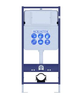 Комплект унитаза с инсталляцией Aquatek Set Aquatek Лея инсталляция Standard INS-0000012 унитаз Лея AQ1199-00 с тонким сиденьем soft-close