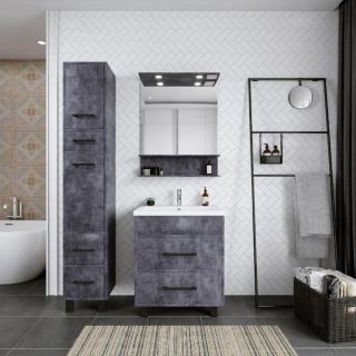 Тумба под раковину Бриклаер Чили 4627125415227 70 см цемент