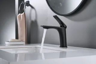 Смеситель для раковины Shevanik S9101H чёрный