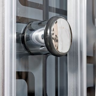 Душевая кабина Deto BМ1590 N (без крыши) BLACK 90х90х208см