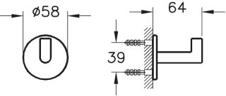 Крючок  Vitra Origin A4488436