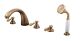 Смеситель на борт ванны Rav Slezak Morava retro MK469.5PSM бронза