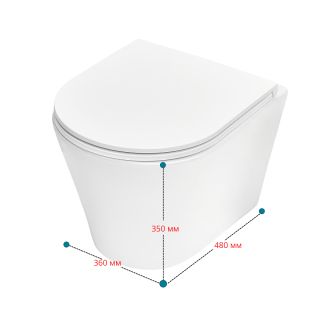 Комплект для установки подвесного унитаза с панелью смыва TECEspring K K401104WCK чёрный матовый