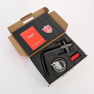 Смеситель для кухни Raglo R81.61.09 с подключением фильтра графит