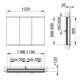Зеркальный шкаф Keuco Royal Modular 800300121000000 120 см