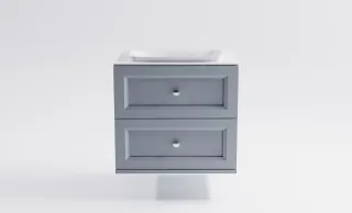 Тумба с раковиной Astra-Form Классик 4631177714238 70 см голубой матовый