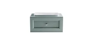 Тумба с раковиной Astra-Form Классик 4631177715426 70 см зелёный матовый