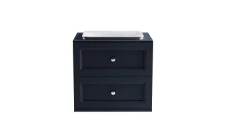 Тумба с раковиной Astra-Form Классик 4631177715761 80 см серый матовый