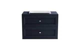 Тумба с раковиной Astra-Form Классик 4631177715822 90 см серый матовый