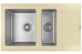 Кухонная мойка Florentina Комби 860К шампань
