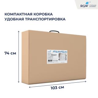 Душевая перегородка RGW WA-09B 06100909-34 90 см чёрный