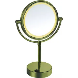 Косметическое зеркало с подсветкой Gappo G6203-4 бронза