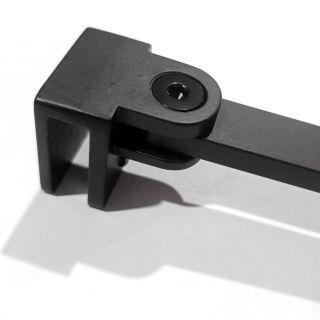 Кронштейн для душевого ограждения ABBER чёрный матовый AG0017B