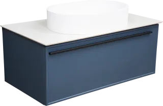 Тумба под раковину La Fenice Elba FNC-01-ELB-BG-90 синяя 90 см
