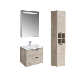 Тумба под раковину Roca Lago 7857295444 60 см дуб светлый