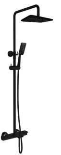 Душевая система с термостатом AltroBagno Lamberto 030417 NeOp черный матовый