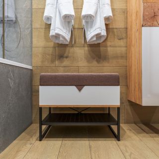 Банкетка Бриклаер Форест 4627125416804 60 см белый