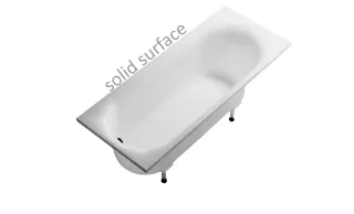 Ванна из искусственного камня Astra-Form Лира 01010094 170x70 см белый матовый