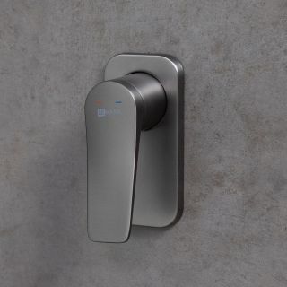 Встраиваемый смеситель для душа Lemark Bronx LM3723GM графит