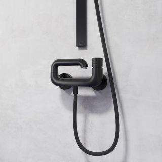 Смеситель для ванны IDDIS Twist Push Control TWIBLBTi02WA чёрный матовый