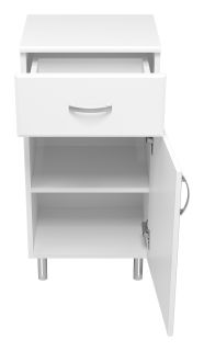 Напольная тумба Misty Люси правая 40см белый