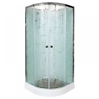 Душевая кабина Deto ЕМ1580 с гм. и эл. 80х80х220 см