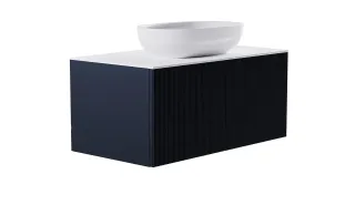 Тумба с раковиной Astra-Form М-40 4631177713644 90 см серый матовый