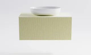 Тумба с раковиной Astra-Form М-40 4631177714856 90 см бежевый матовый