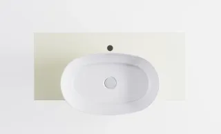 Тумба с раковиной Astra-Form М-40 Slim 4631177716058 90 см бежевый матовый