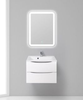 Тумба под раковину BelBagno подвесная 65x53см Bianco Lucido MARINO-650-2C-SO-BL-P