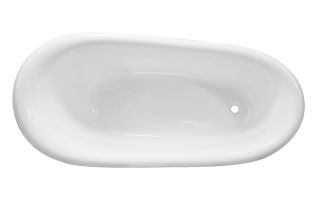 Ванна из литьевого мрамора Эстет Marcel silk ФР-00014543 160x80см белый матовый