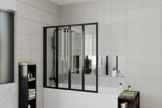 Шторка для ванной Ceruttispa BOUNA B 131x139