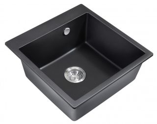 Мойка для кухни Milacio Murcia 51 Cuarzo MC.77021 чёрный матовый