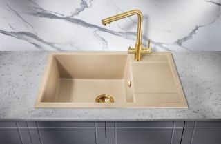 Мойка для кухни Milacio Navarra 78 Cuarzo MC.77054 бежевый