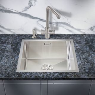 Мойка для кухни Milacio Denia 48 Steel MC.77440 нержавеющая сталь