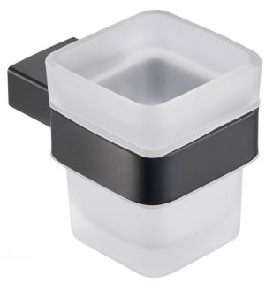 Держатель со стаканом Milacio Ultra MCU.951.MB чёрный матовый