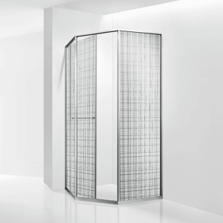 Душевой уголок RGW SV-82 "L" 33328288-241L 80x80 см хром