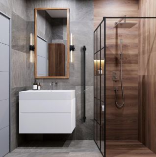 Полотенцесушитель электрический Indigo Style Pro LSPRE120-3BRRt 120x3 см чёрный муар