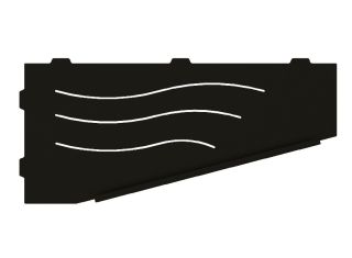 Полка для ванной RGW MT-11B 49279911-04R 30см чёрный